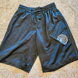 New Balance Hoops. Men's Black Mesh Basketball Shorts